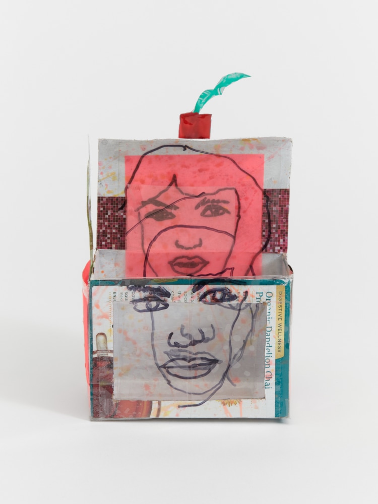 Marisa Takal

My Prisoner, 2023

acrylic, pen, paper, contact paper, packing tape on tea box

8 x 4 1/2 x 4 1/2 in (20.3 x 11.4 x 11.4 cm)