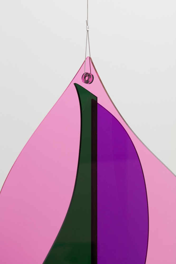 Mira Dancy, Pink Pendulum, detail, 2022