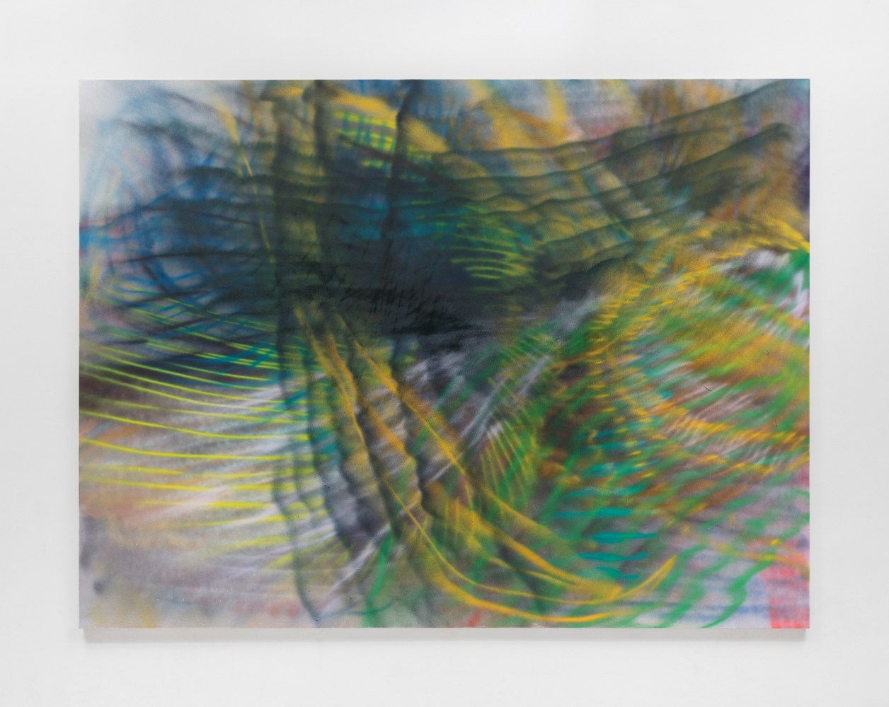 Andrea Marie&amp;nbsp;Breiling
The Mire, 2021
aerosol spray on canvas
72 1/2 x 96 in (184.2 x 243.8 cm)
AMB091