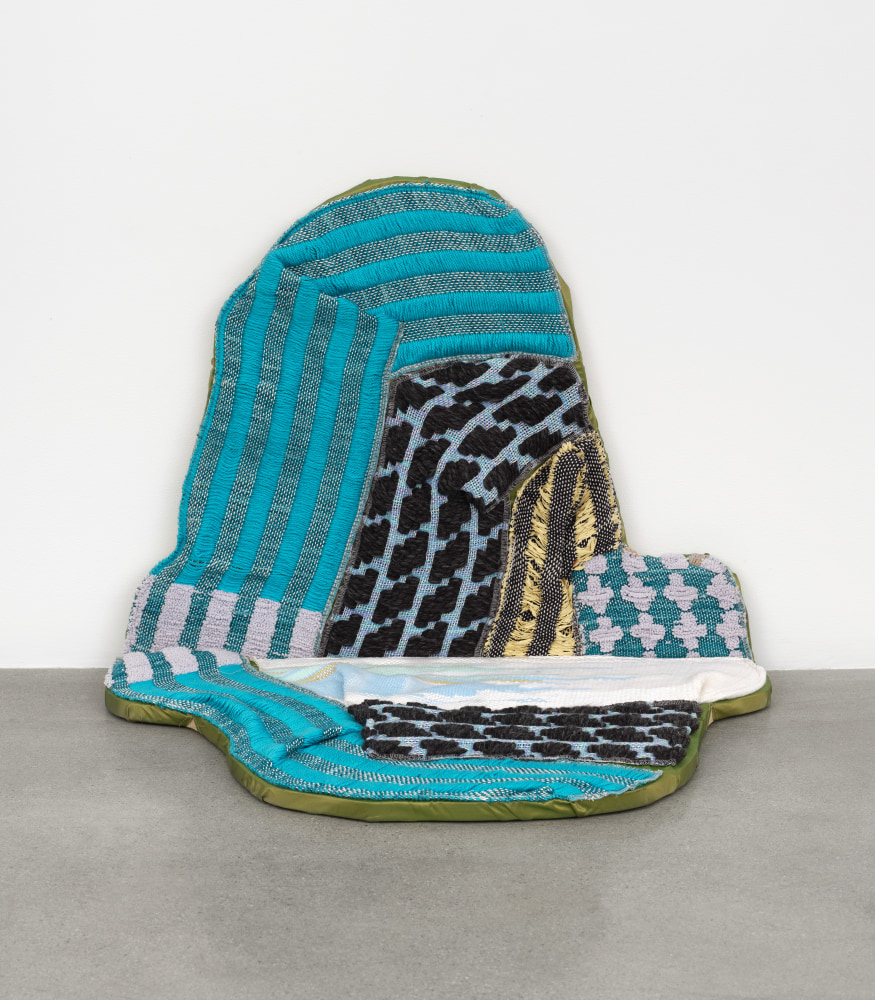 Sarah Zapata

in time of mourning or social protest 3, 2022

handwoven cloth sewn and stuffed on panel

25 x 18 x 20 in (63.5 x 45.7 x 50.8 cm)