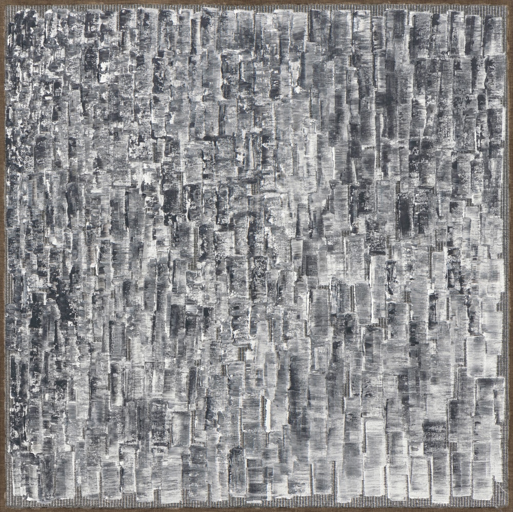 Ha Chong-Hyun (b. 1935) Conjunction 21-09, 2021 Oil on hemp cloth 70.87 x 70.87 inches 180 x 180 cm