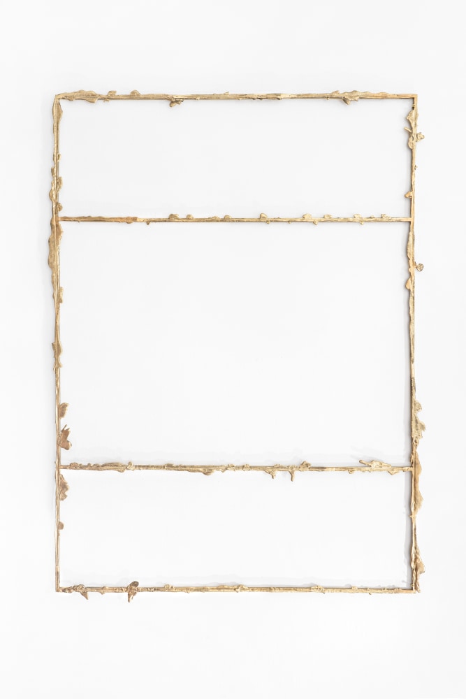 Tania P&amp;eacute;rez C&amp;oacute;rdova (b. 1979)

A Friend&amp;#39;s House, from Exterior (Contour #14)&amp;nbsp; , 2021

Bronze poured into sand

72.44 x 59.45x .79 inches

184 x 151 x 2 cm