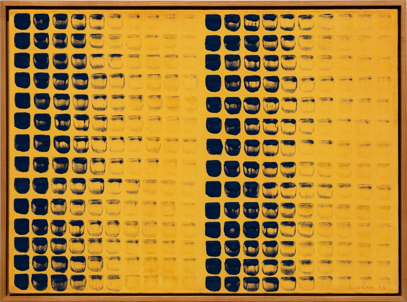 Lee Ufan (b. 1936)

From Point (No. 78097), 1978

Oil on canvas

20.87 x 28.74 inches

53 x 73 cm
