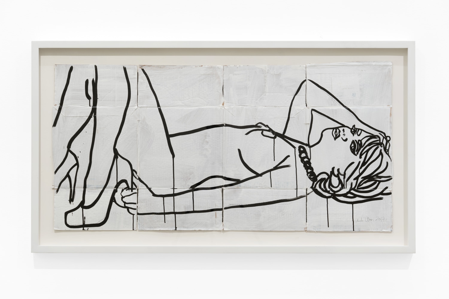 Ghada Amer (b. 1963)

Study for Paysage avec Odalisque, 2017

Acrylic and ink on cardboard

25 x 49 7/8 inches

126.7 x 63.5 cm