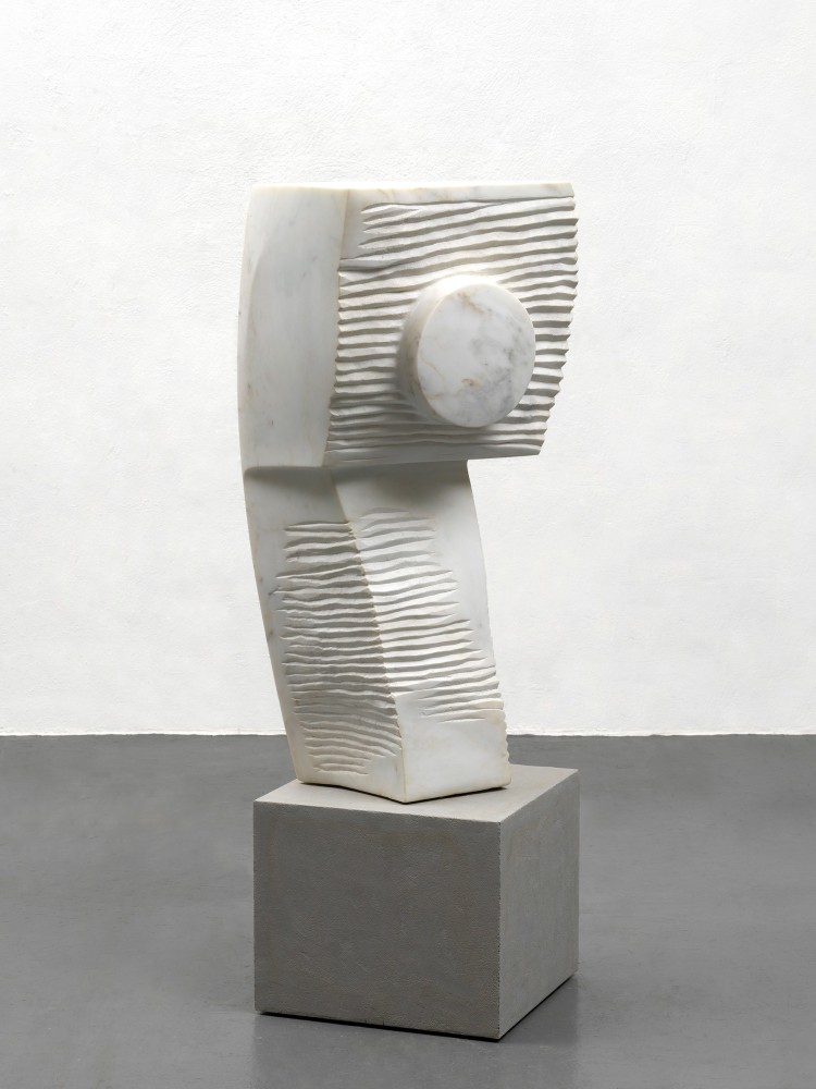 Minoru Niizuma (1930&amp;ndash;1998)

Stormy Wind, c.1970s

Italian Statuario white marble

39 1/2 x 19 x 14 1/2 inches

100.3 x 48.3 x 36.8 cm