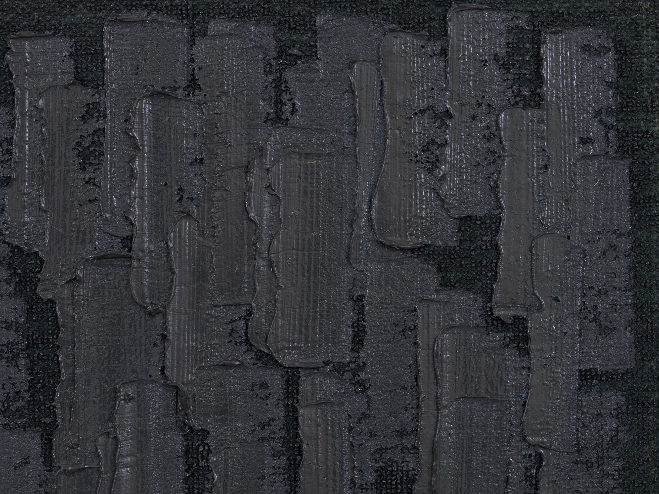Ha Chong-Hyun (b. 1935) Conjunction 20-57, 2020 Oil on hemp cloth 46.06 x 35.83 inches 117 x 91 cm