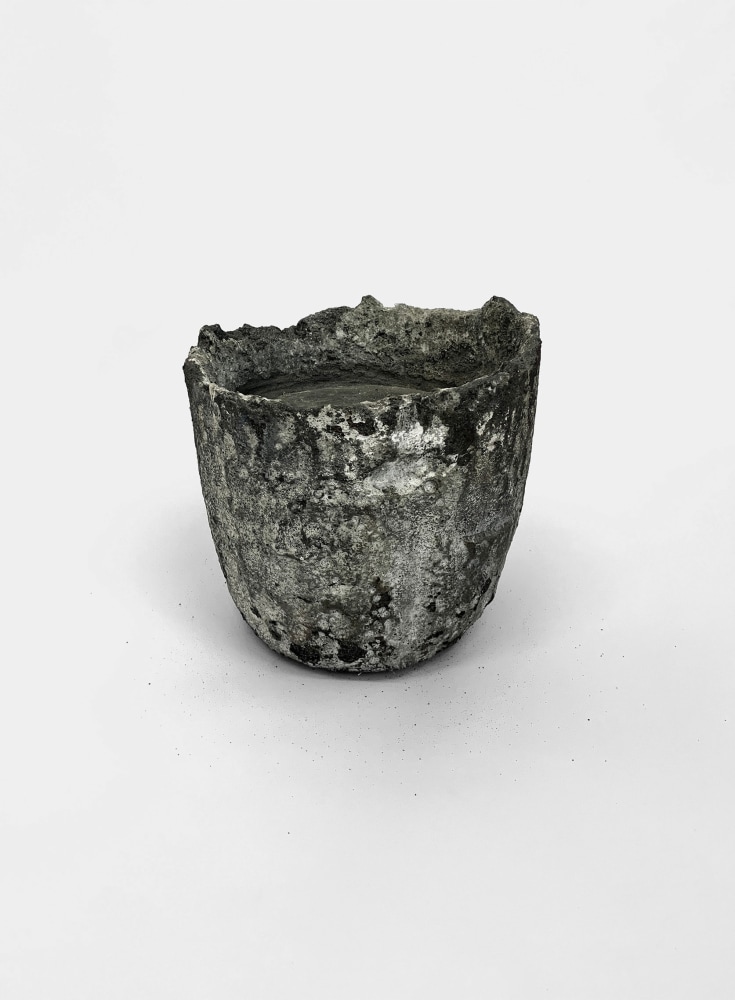 Tania Perez Cordova, Iron Rain, 2020 Marble, contact lenses with personalized prescription 11 × 11 × 10 3/5 in 28 × 28 × 27 cm, Tina Kim Gallery