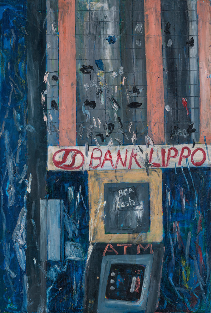 Bank Lippo

Social Realism Journey-Jakarta Riots 1998

Oil on canvas

1998

35 x 24 inches

90 x 60 cm
