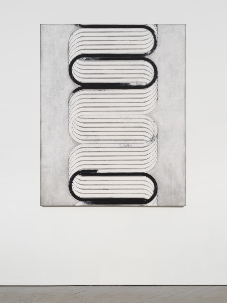 Davide Balliano (b. 1983) UNTITLED_0186, 2020 Plaster, gesso &amp; varnish on Belgian linen 60 x 48 inches 152.4 x 121.9 cm
