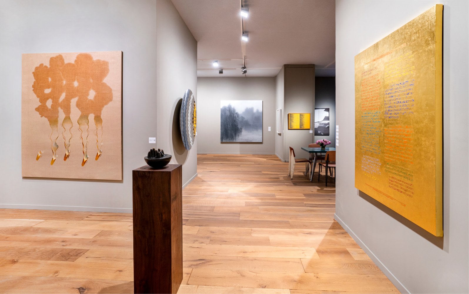 Installation view of TEFAF 2022 Tina Kim Gallery (Booth 437). Photo: Harry Heuts