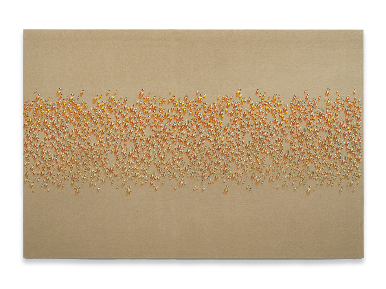 Kim Tschang-Yeul (1929-2021)
Waterdrops, 2000
Oil on canvas
101 1/2 x 151 5/8 in
285 x 385 cm