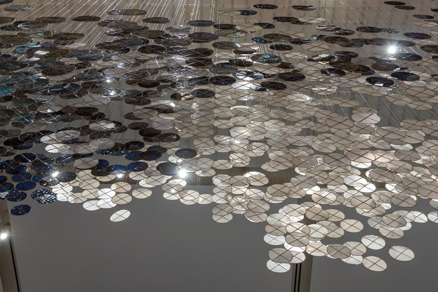 Installation view of&amp;nbsp;In the Heart of this Infinite Particle of Galactic Dust, 2019, Willis Tower, Chicago, IL