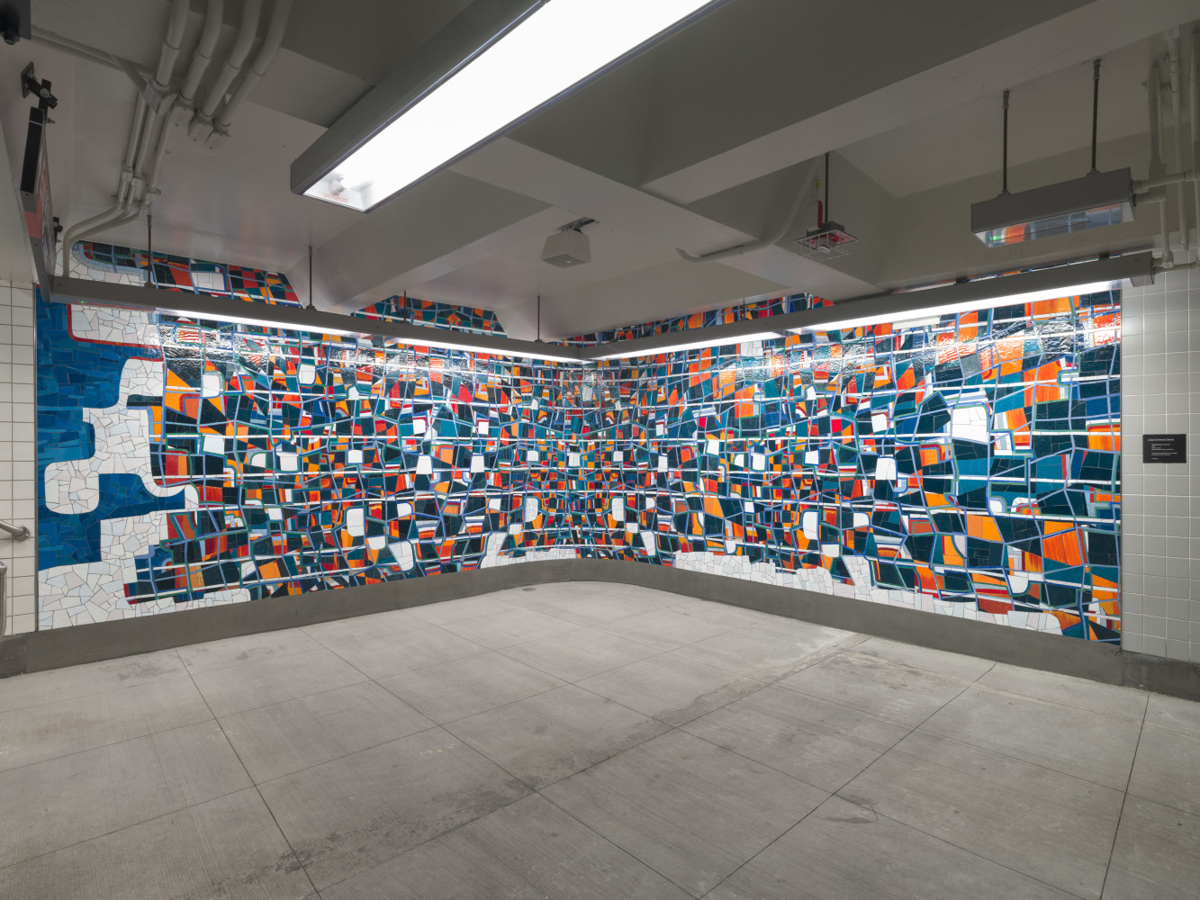 Tempestuous Terrain,&amp;nbsp;2024,
NYCT 68 St-Hunter College Station.
Commissioned by MTA Arts &amp;amp; Design.
Photo by Stan Narten.