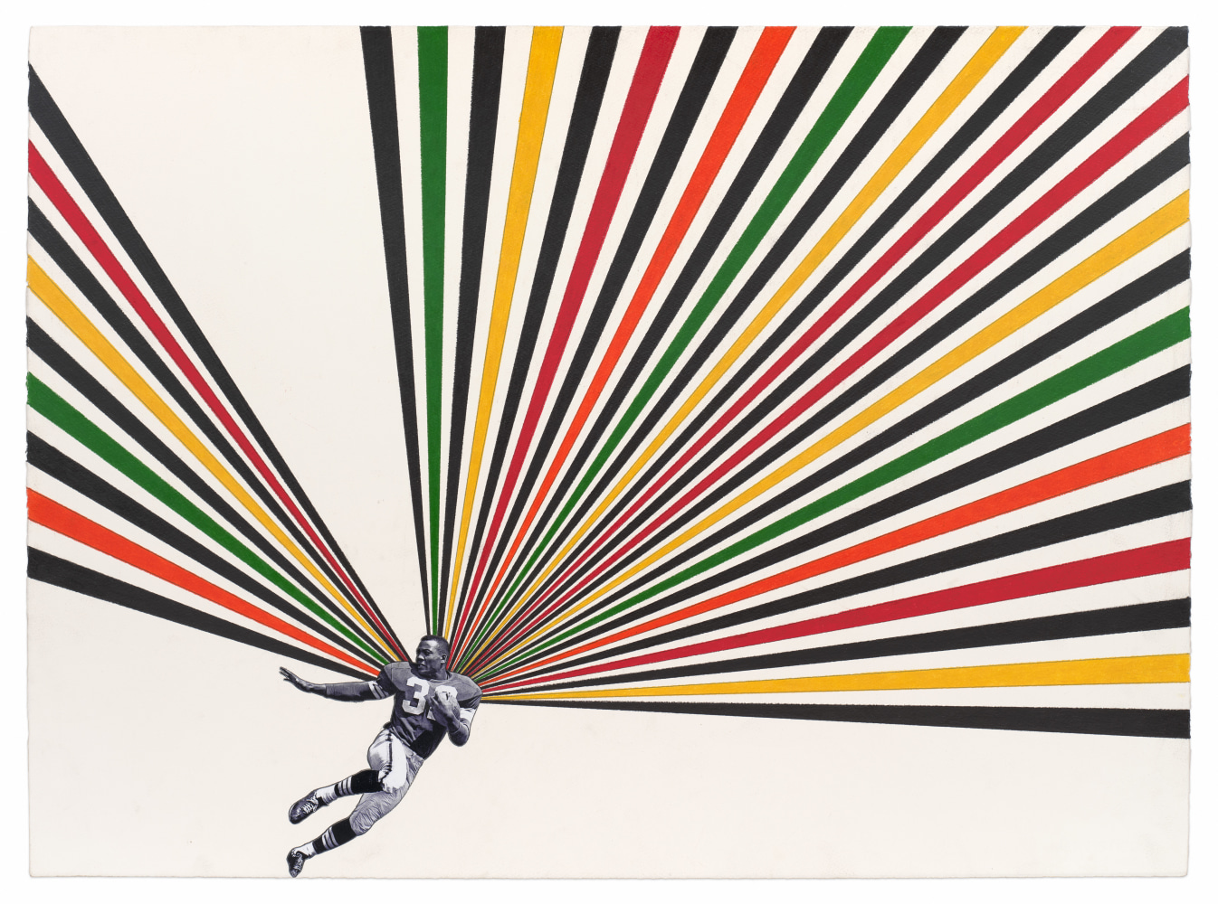 Jim, 2024, Colored pencil and photograph collage on paper, 22 x 30 inches, 55.9 x 76.2 cm,&amp;nbsp;MMG#36552