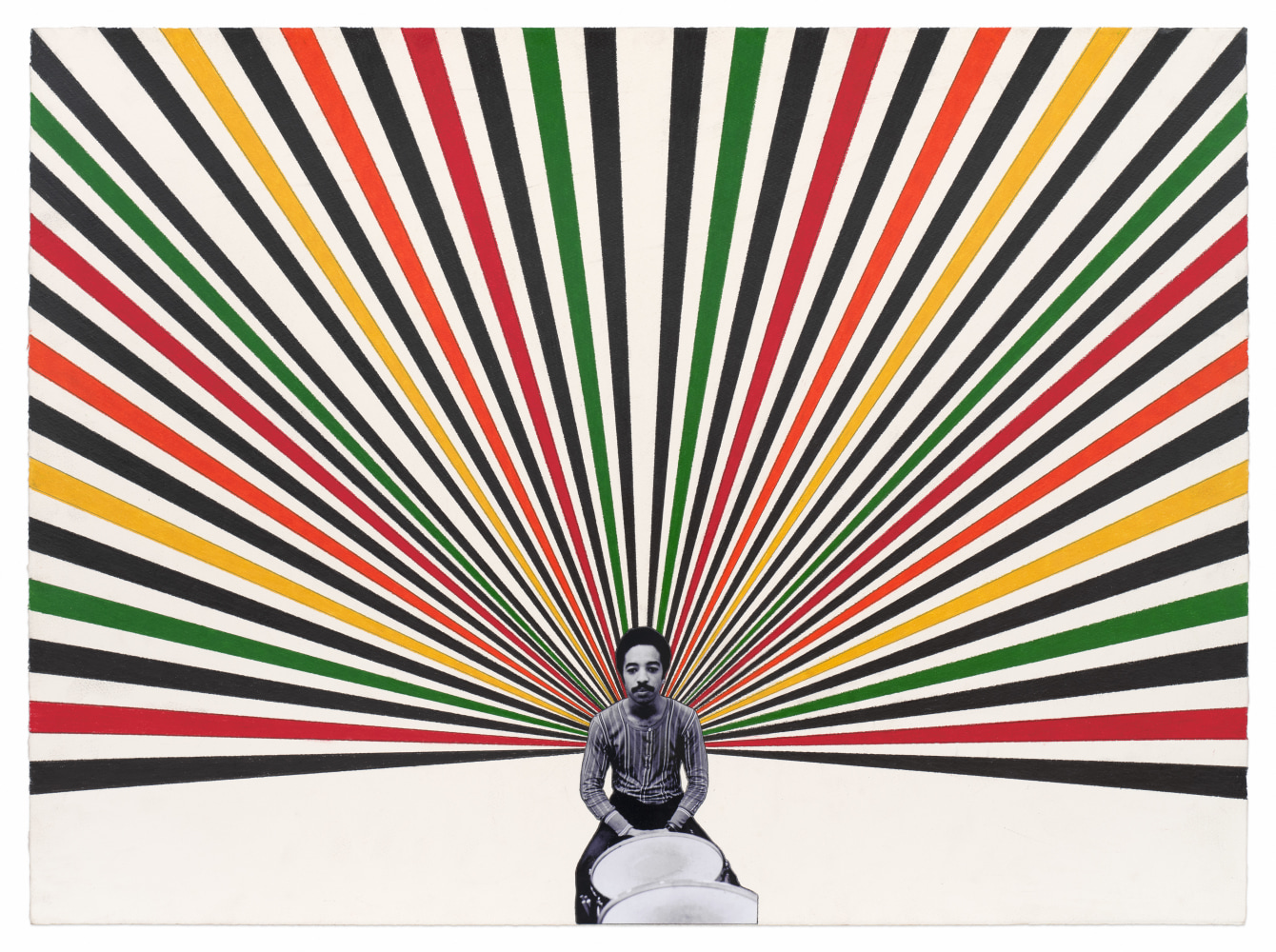 Tony, 2024, Colored pencil and photograph collage on paper, 22 x 30 inches, 55.9 x 76.2 cm,&amp;nbsp;MMG#36558