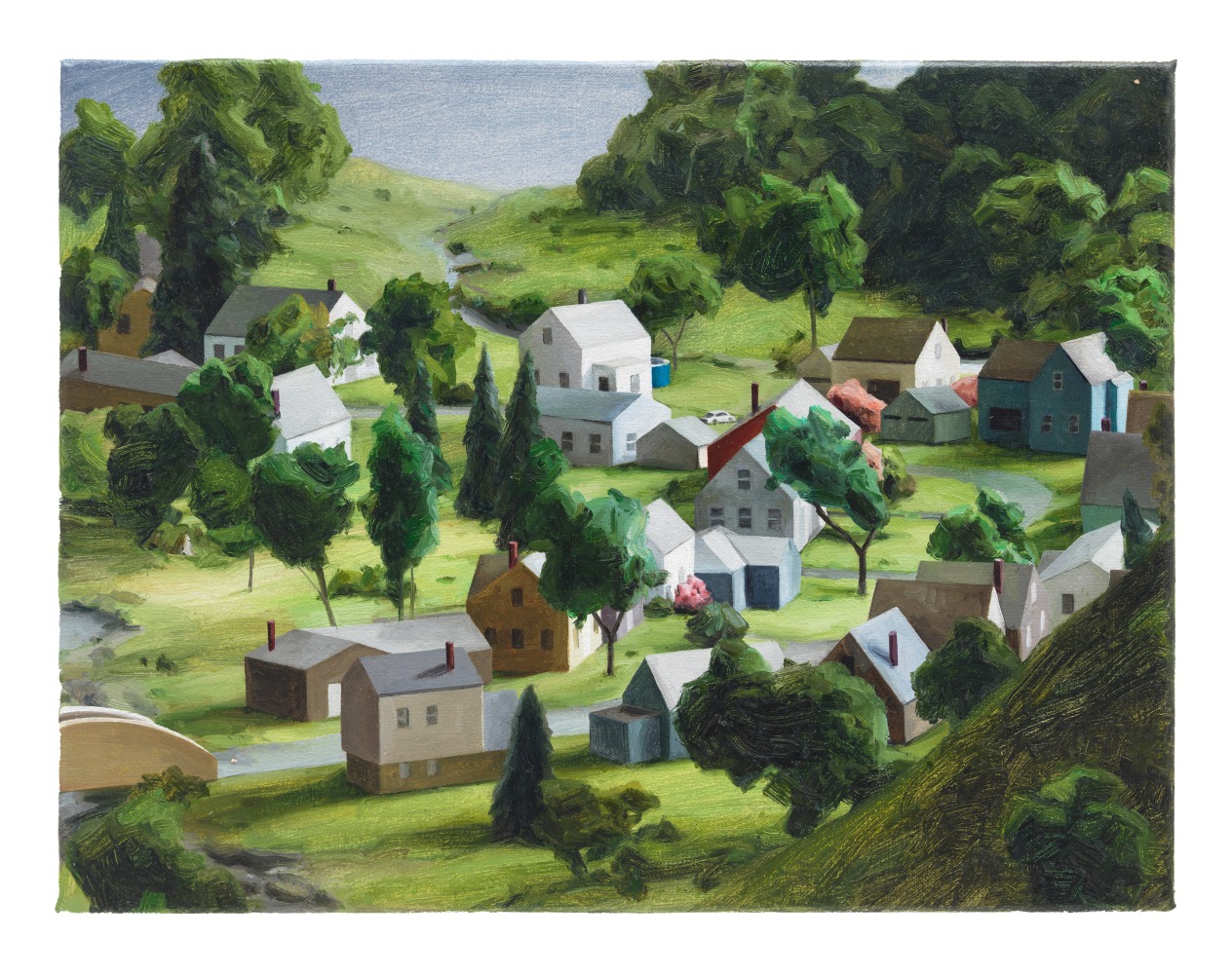 Blue Hour, 2016, Oil on canvas, 9 x 12 inches, 22.9 x 30.5 cm