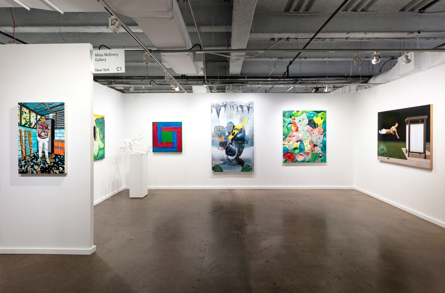Installation view, Booth #C1, Miles McEnery Gallery, Dallas Art Fair 2021