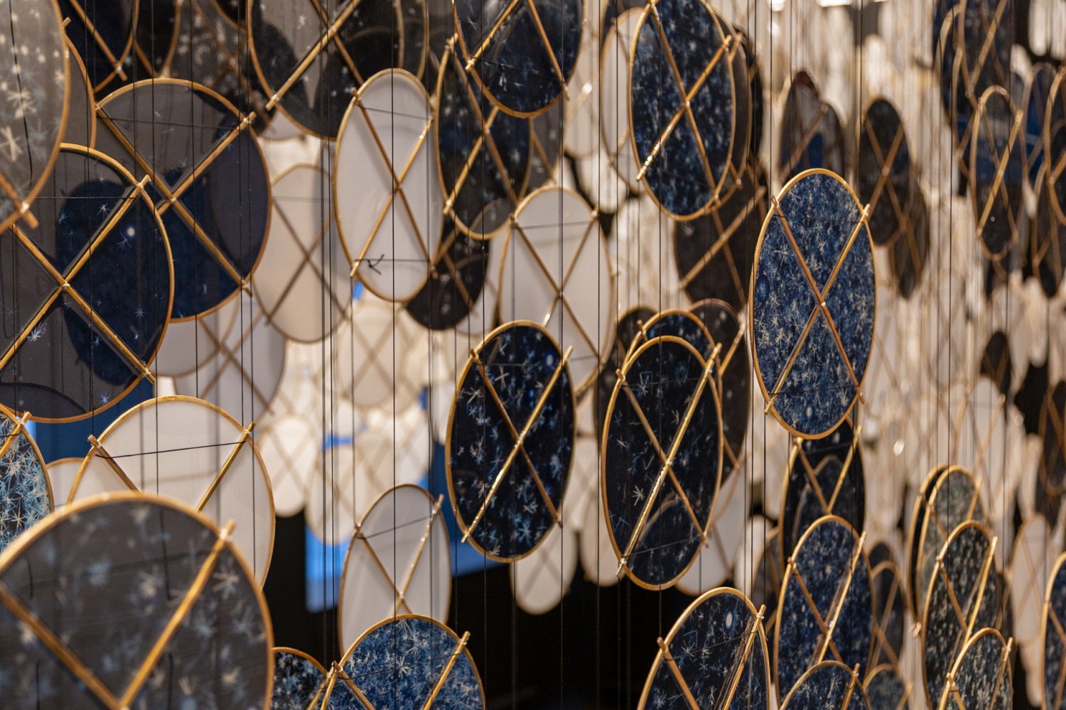 Installation view of&amp;nbsp;In the Heart of this Infinite Particle of Galactic Dust, 2019, Willis Tower, Chicago, IL