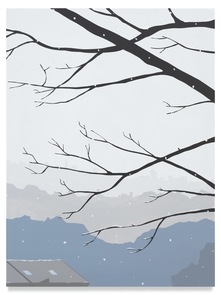 Snowy View, 2021, Acrylic on canvas, 40 x 30 inches, 101.6 x 76.2 cm,&amp;nbsp;MMG#33073