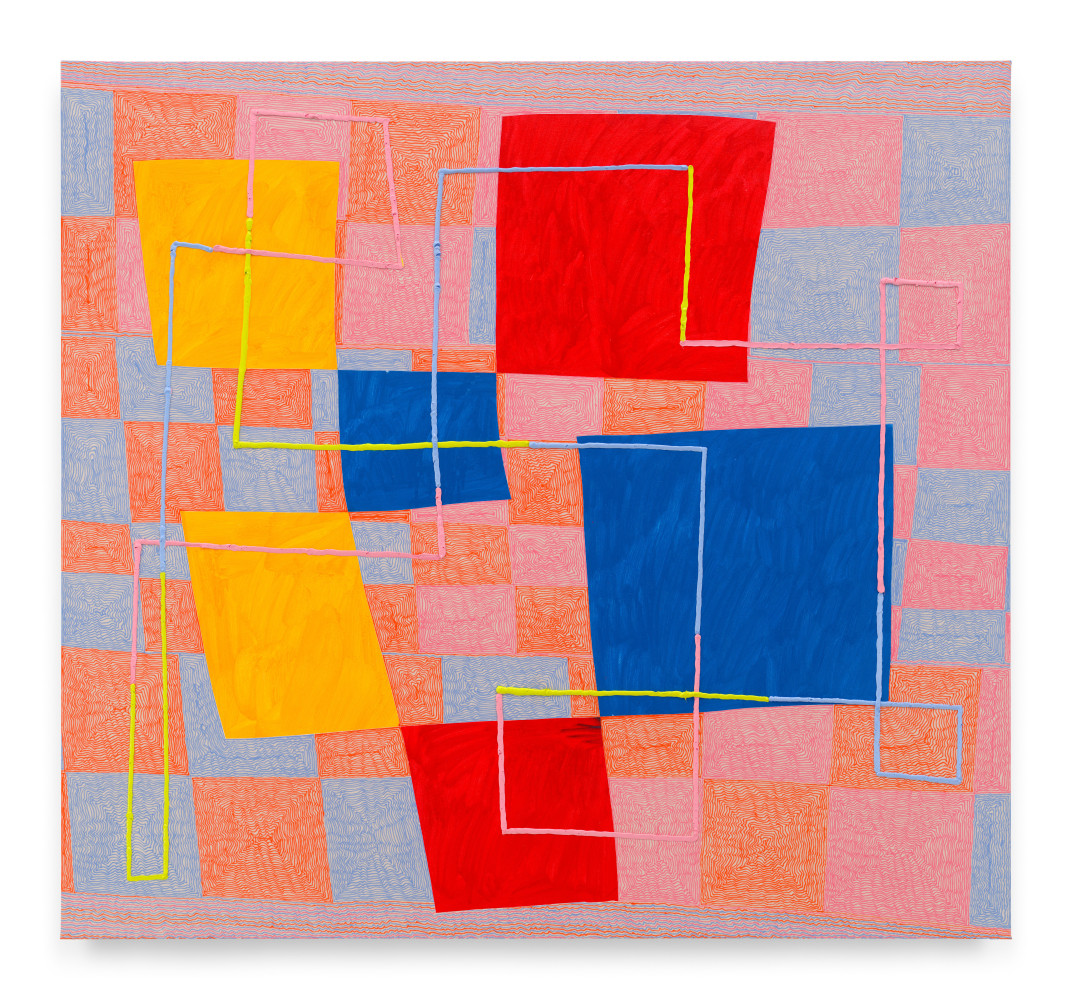 Trudy Benson, Hello Goodbye, 2023, Acrylic and oil on canvas, 61 x 66 inches, 154.9 x 167.6 cm,&amp;nbsp;MMG#35589