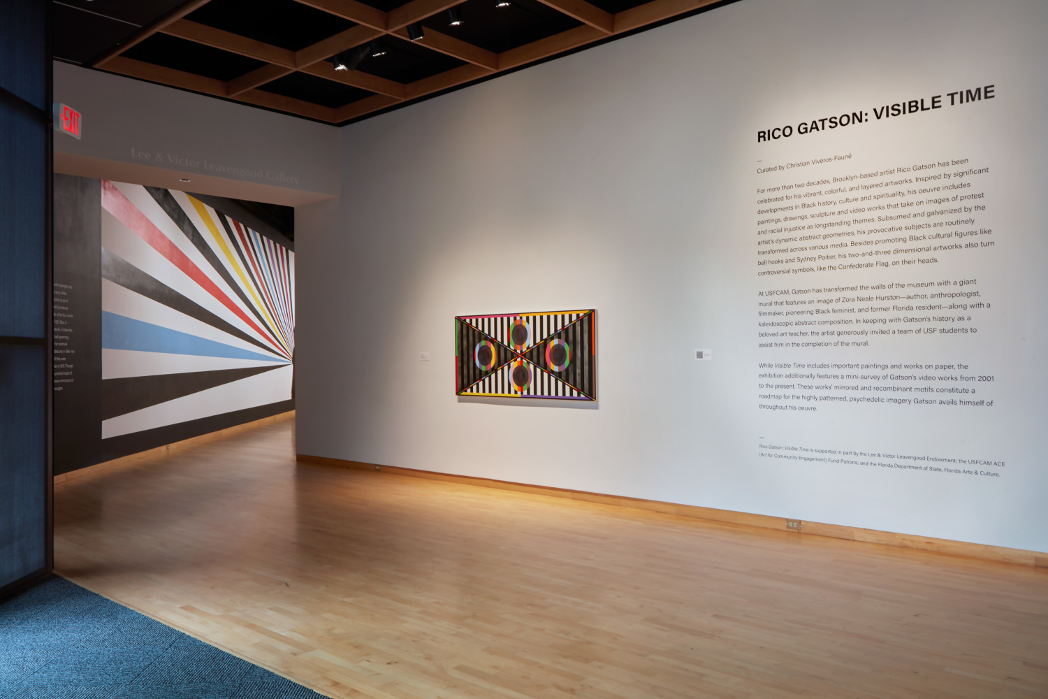 Tampa, FL: USF Contemporary Art Museum, &amp;lsquo;Rico Gatson: Visible Time,&amp;rsquo; 2 June - 29 July 2023. Photography: Will Lytch.