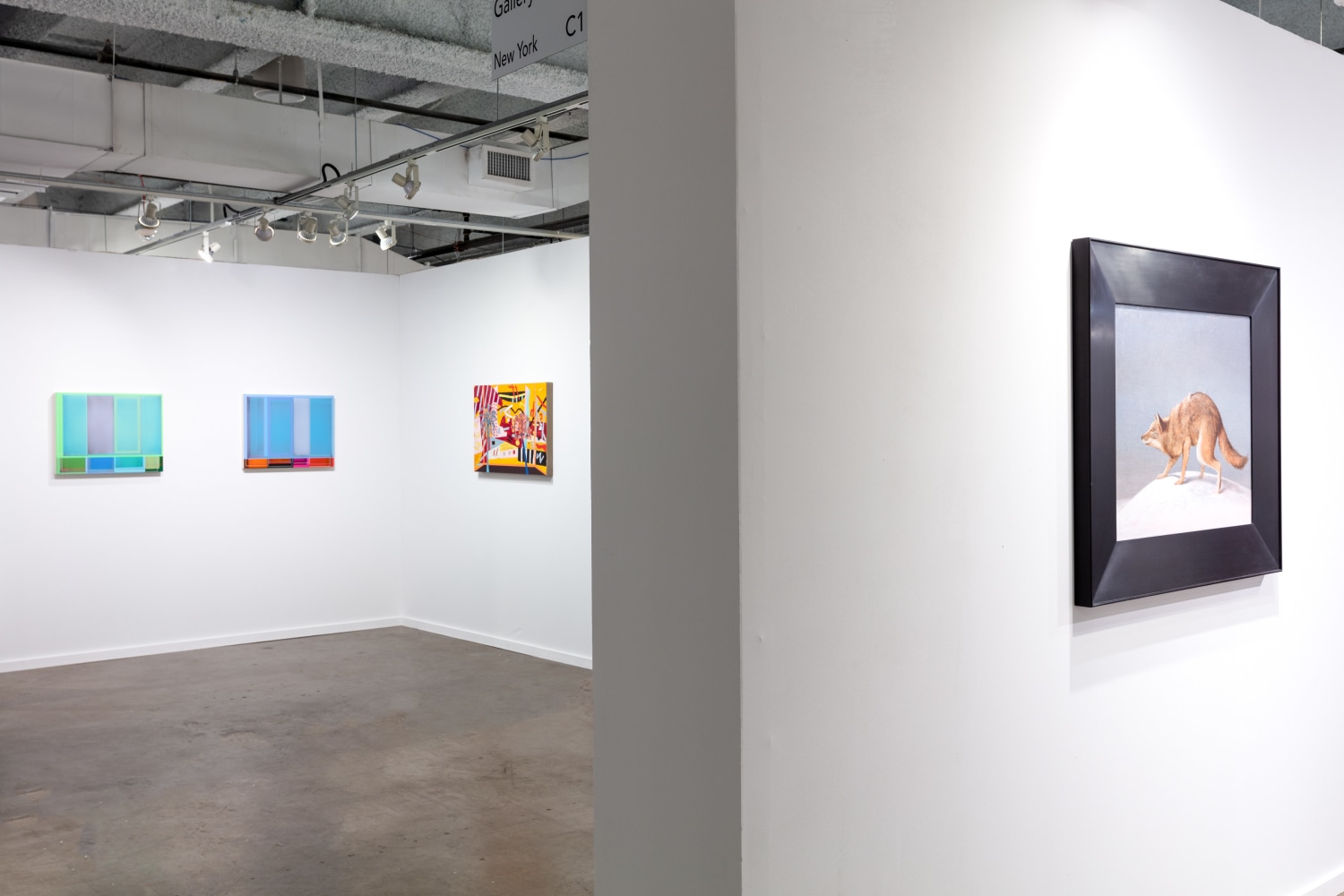 Installation view, Booth #C1, Miles McEnery Gallery, Dallas Art Fair 2022