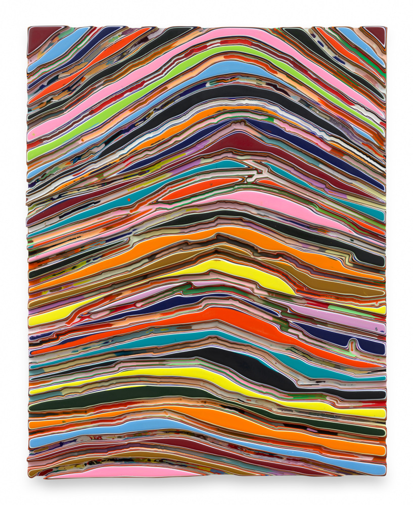 Markus Linnenbrink,&amp;nbsp;THECONSEQUENTIALNARRATIVE, 2025, Epoxy resin and pigments on wood, 60 x 48 inches, 152.4 x 121.9 cm, MMG#38026