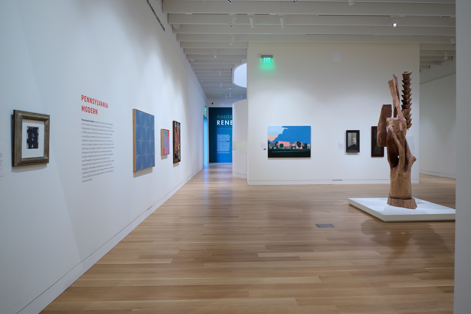 Installation view of Palmer Museum of Art

special exhibition&amp;nbsp;MADE IN PA.

Photo by Steve Tressler.