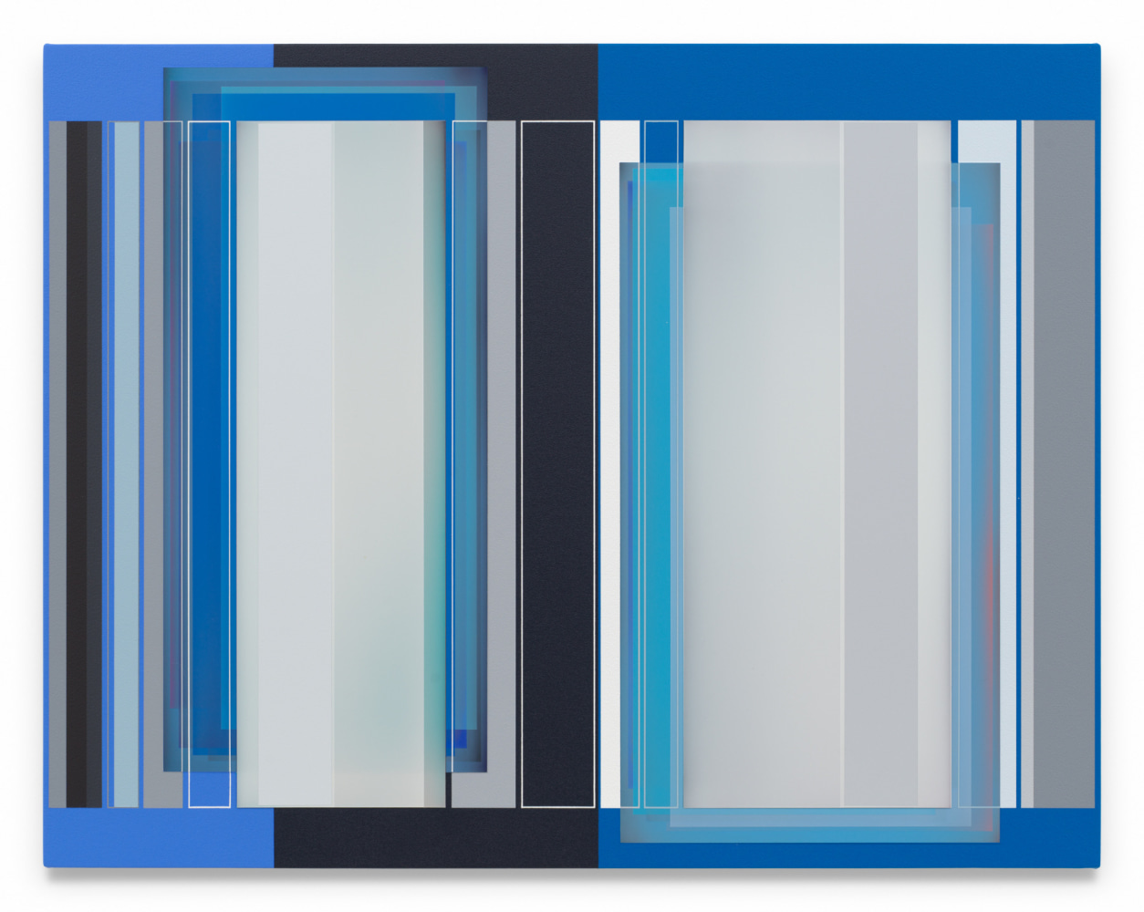 Patrick Wilson,&amp;nbsp;Security Clearance, 2024, Acrylic on canvas over panel, 21 x 27 inches, 53.3 x 68.6 cm, MMG#37246