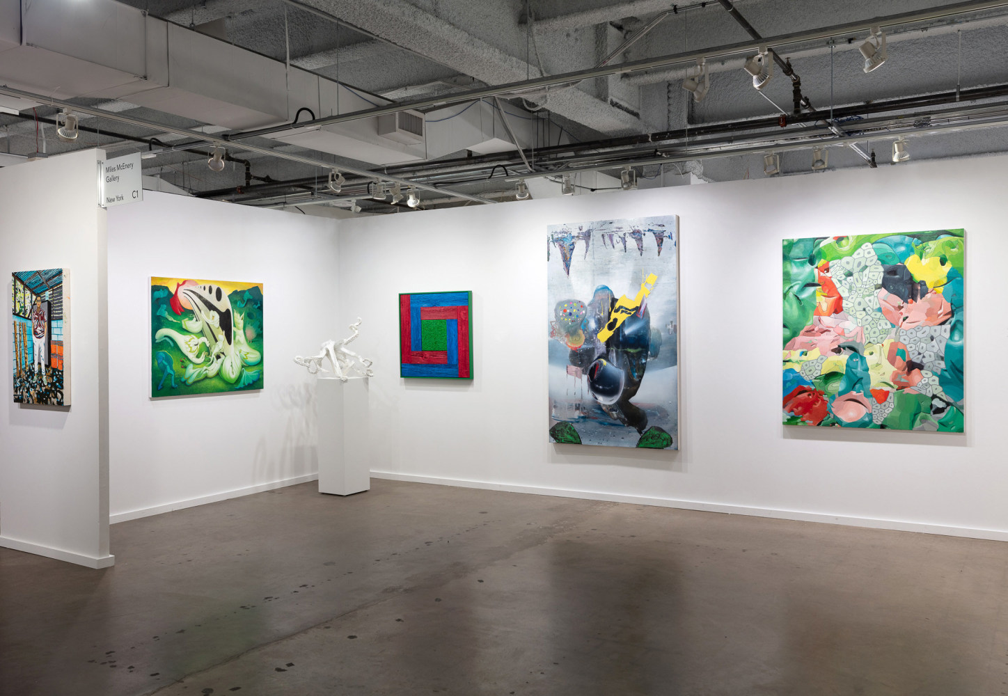Installation view, Booth #C1, Miles McEnery Gallery, Dallas Art Fair 2021