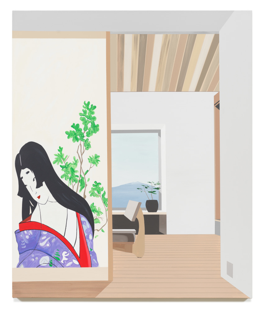 Bijin Screen, 2022, Acrylic on canvas, 60 x 50 inches, 152.4 x 127 cm,&amp;nbsp;MMG#34949