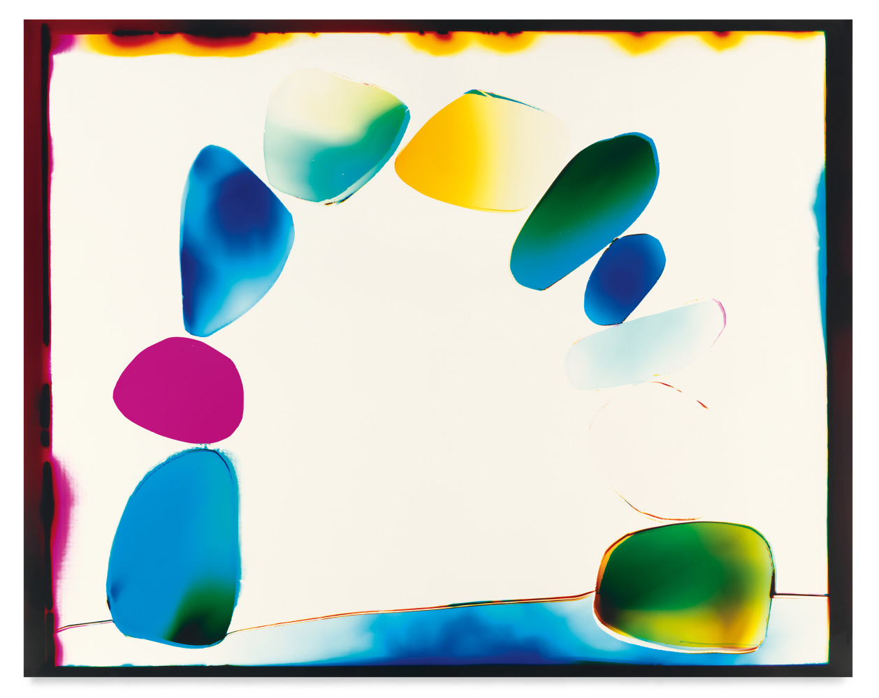 Liz Nielsen, Sky Stone Toro, 2022, Analog chromogenic photogram on Fujiflex, 50 x 63 inches, 127 x 160 cm,&amp;nbsp;MMG#34501