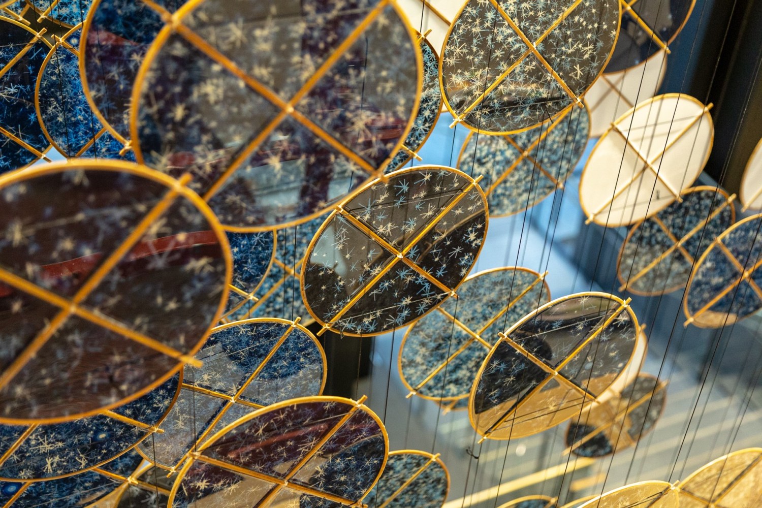 Installation view of&amp;nbsp;In the Heart of this Infinite Particle of Galactic Dust, 2019, Willis Tower, Chicago, IL