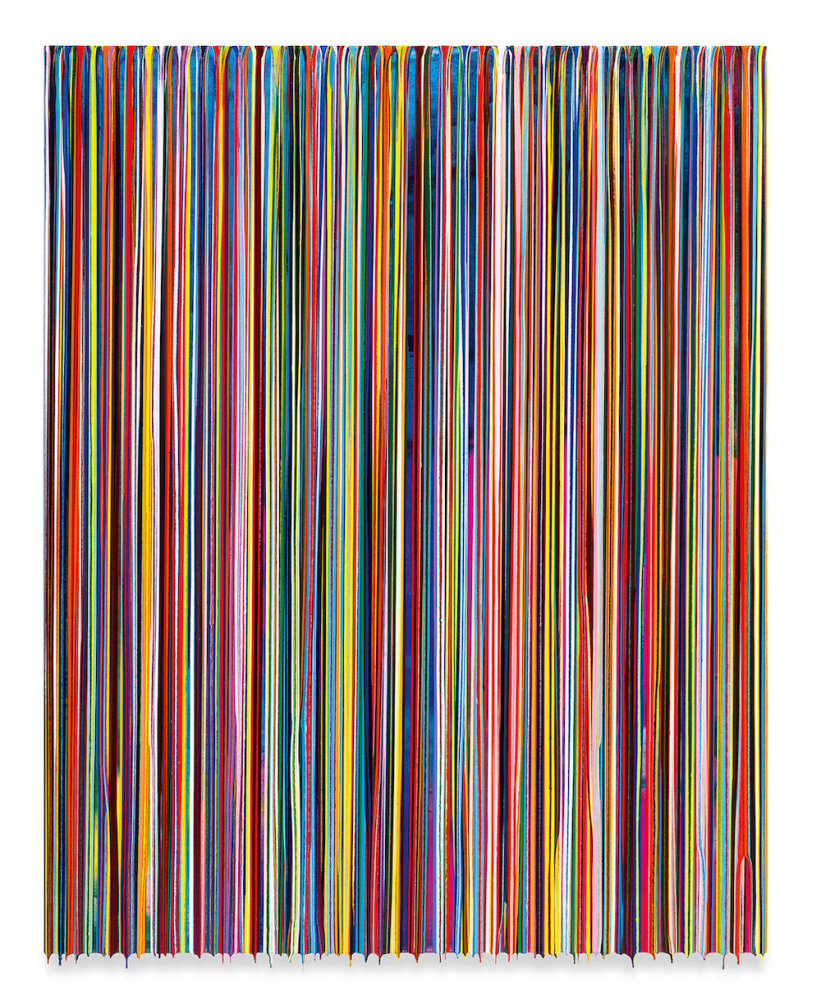 Markus Linnenbrink, ITHINKIWILLCALLITMORNING, 2023, Epoxy resin and pigments on wood, 60 x 48 inches, 152.4 x 121.9 cm, MMG#35470