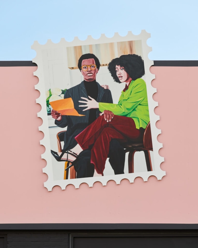 Installation view of Conrad Egyir:&amp;nbsp;A Chapter of Love, 2021, ICA San Jos&amp;eacute;. Photo: Impart Photography.