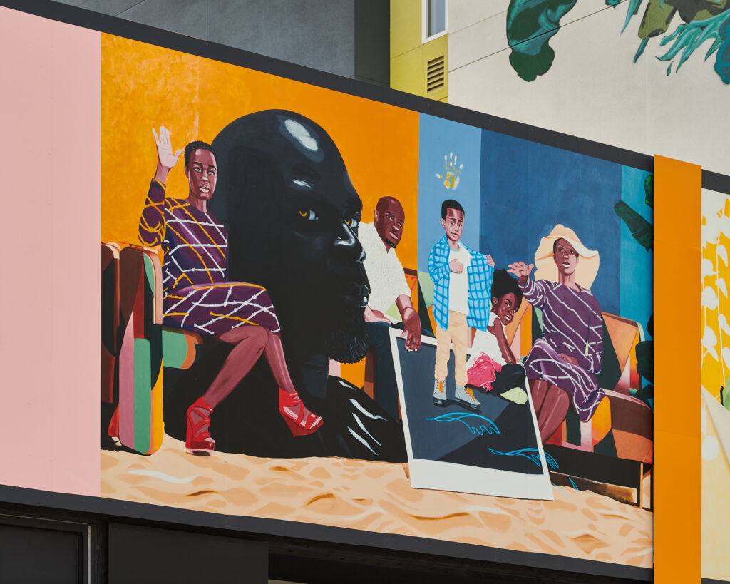 Installation view of Conrad Egyir:&amp;nbsp;A Chapter of Love, 2021, ICA San Jos&amp;eacute;. Photo: Impart Photography.