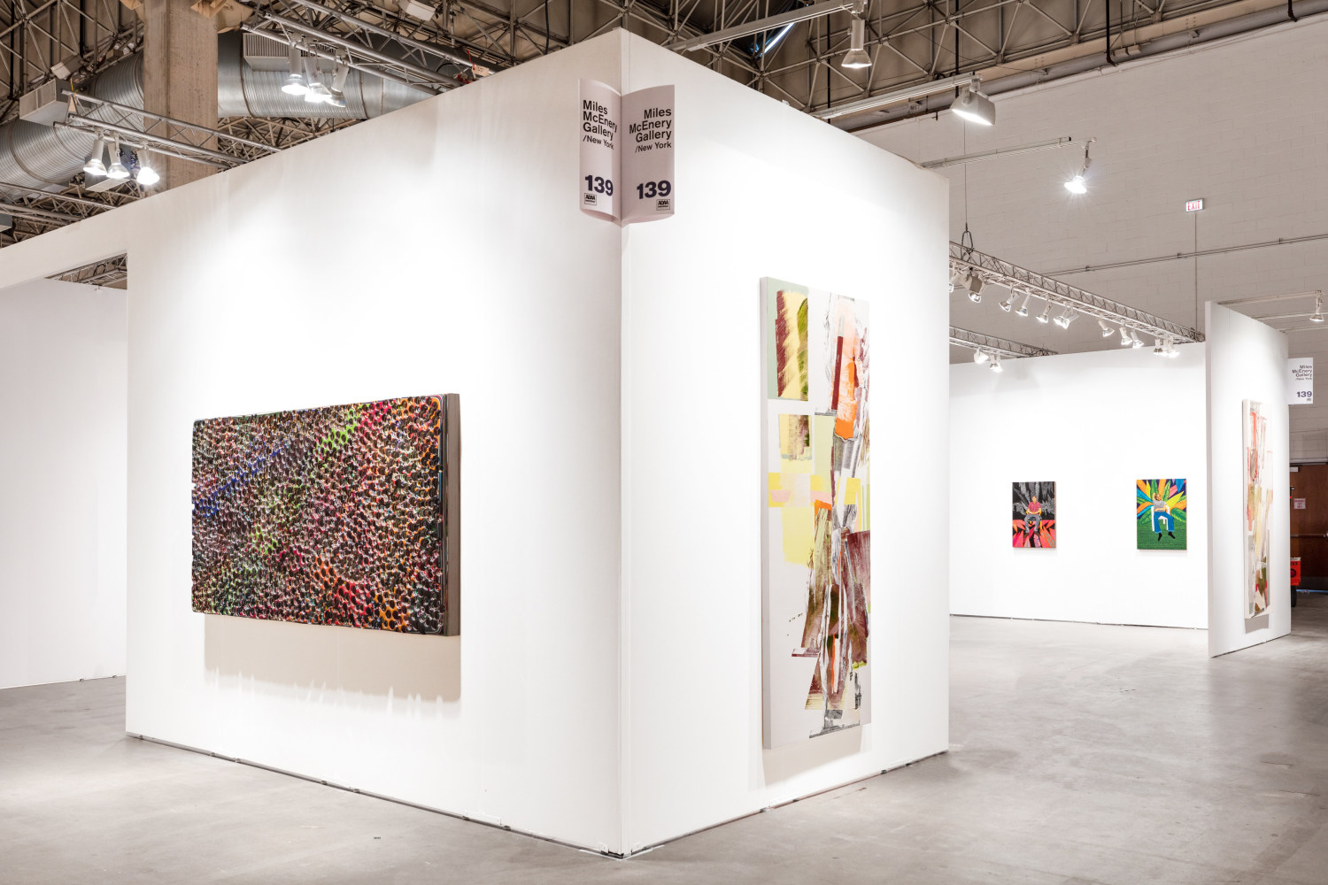 Installation view, Booth #139, Miles McEnery Gallery, EXPO Chicago 2022