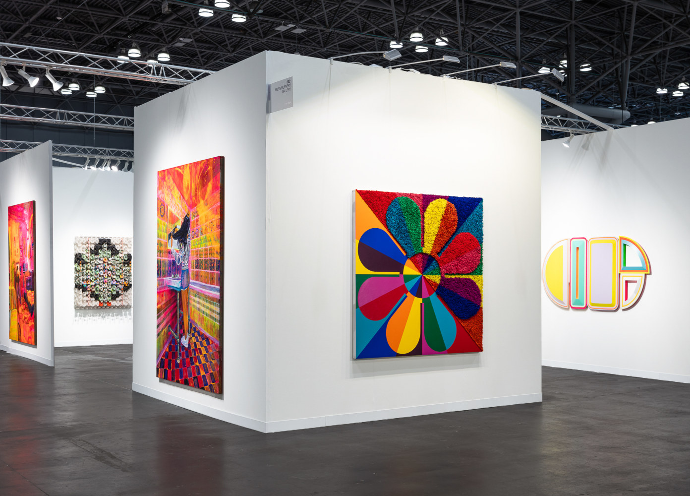 Installation view, Booth #332, Miles McEnery Gallery, The Armory Show 2023