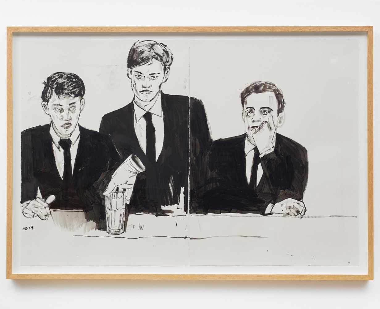 HERNAN BAS

Sip In (study), 2019

Pencil and ink on paper

30 x 45 inches (paper)

76.2 x 114.3 cm

33.5 x 48.5 x 2 inches (framed)

85.1 x 123.2 x 5.1 cm