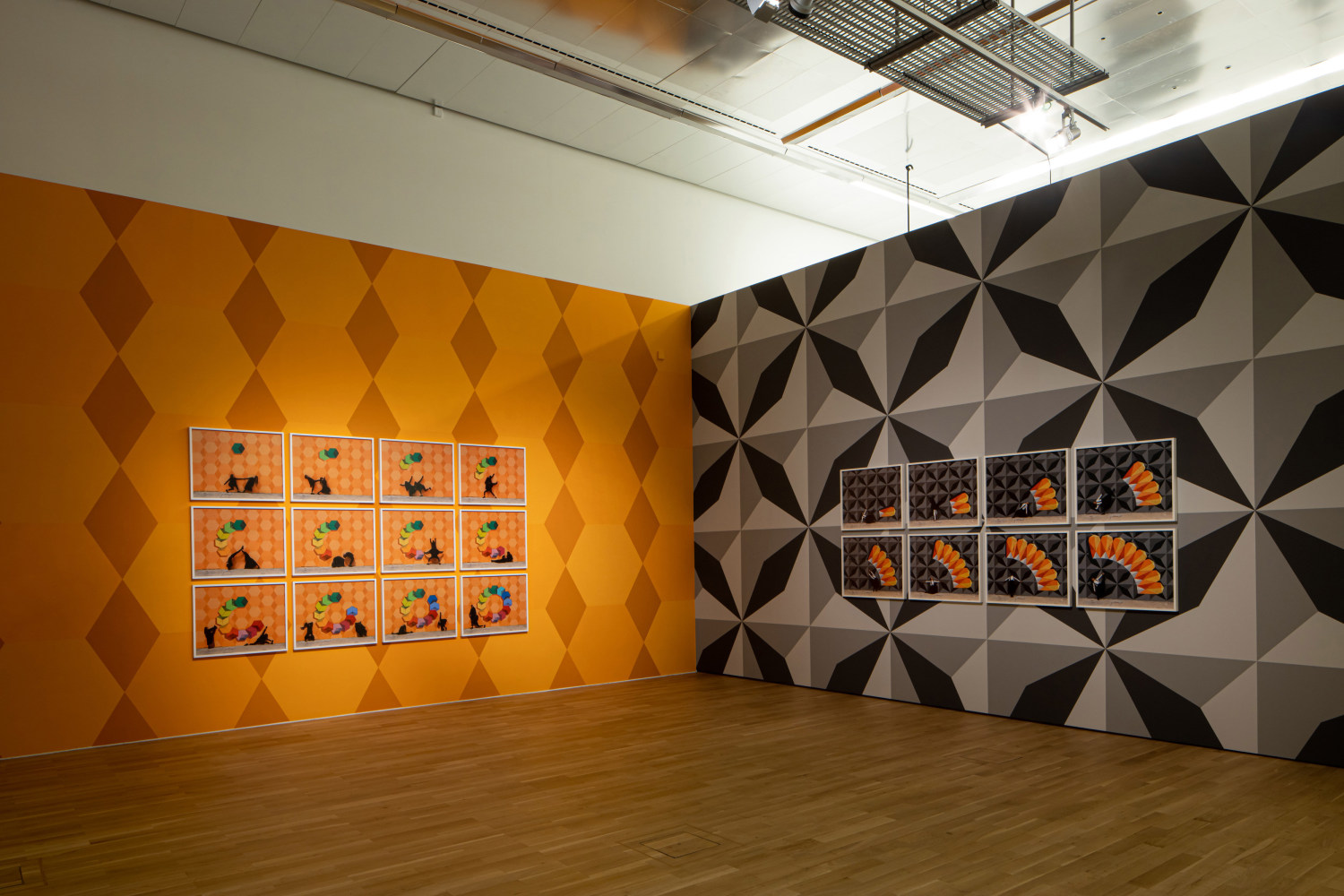 Robin Rhode:&amp;nbsp;Memory Is the Weapon

Installation view, Kunstmuseum Wolfsburg, Wolfsburg, Germany, 2019&amp;ndash;2020

Photo by&amp;nbsp;Marek Kruszewski,&amp;nbsp;&amp;copy; Kunstmuseum Wolfsburg