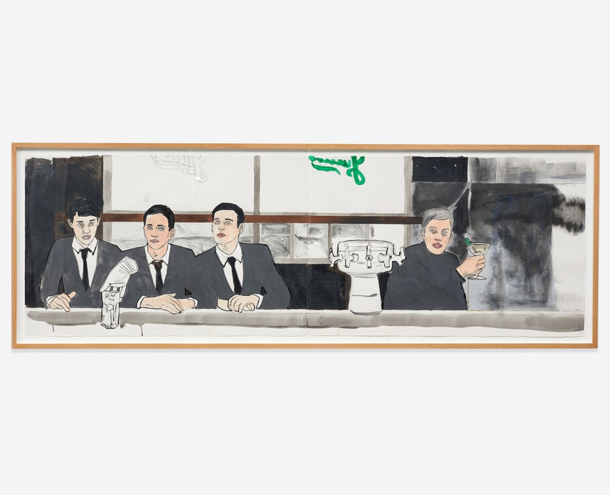 HERNAN BAS

Sip In (final grouping), 2019

Acrylic, charcoal, and graphite on paper

26 x 80.5 inches (paper)

66 x 204.5 cm

29.5 x 84 x 2 inches (framed)

74.9 x 213.4 x 5.1 cm