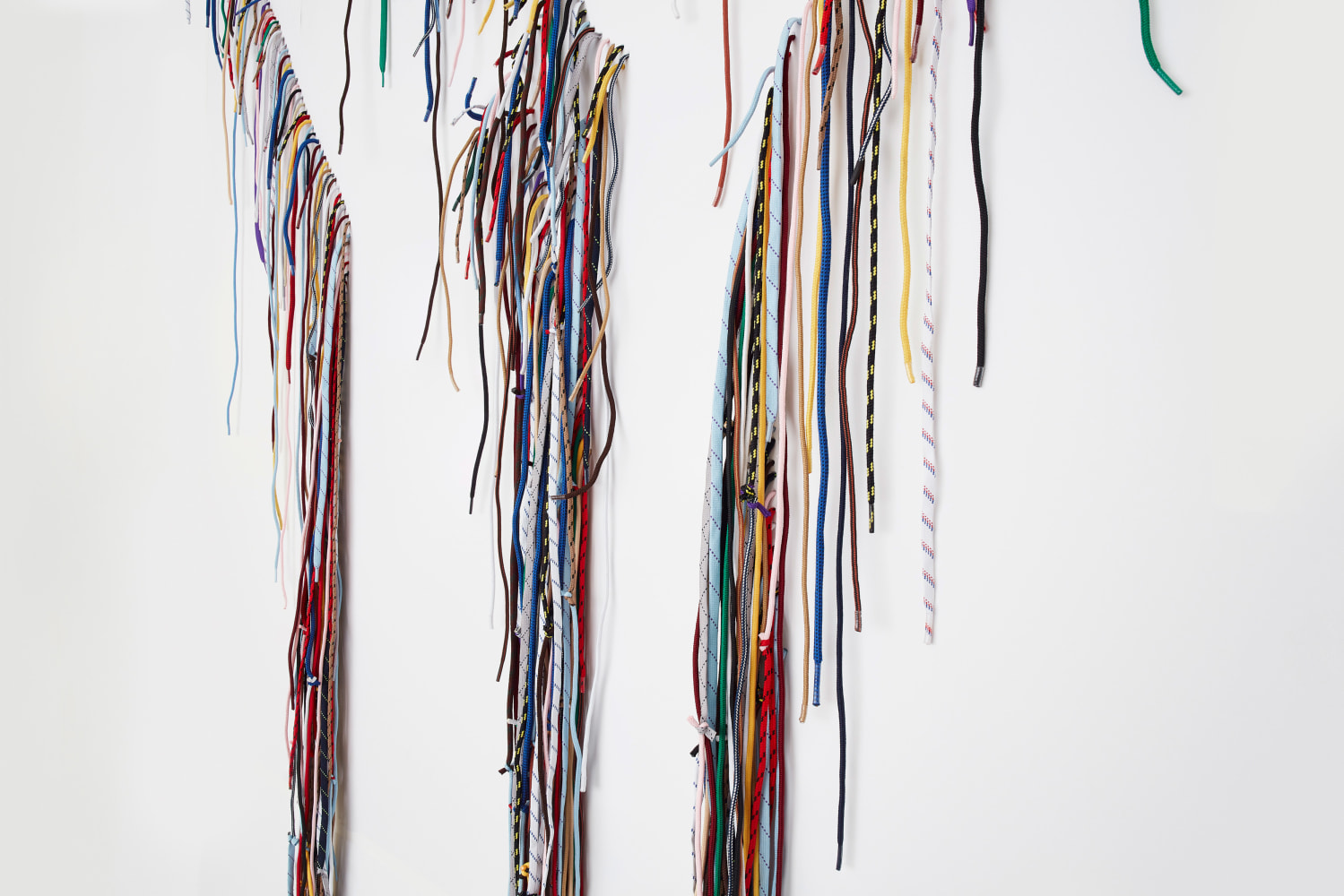 NARI WARD

Power Wall - Power People, 2019 (detail)

Shoelaces

120 x 60 x 2.5 inches

304.8 x 152.4 x 6.4 cm

Unique
