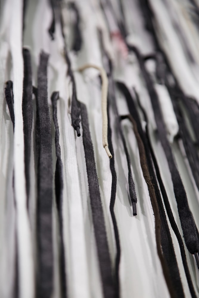 NARI WARD

Knot Endings, 2010 (detail)

Shoelaces

126 x 78 inches

320 x 198.1 cm

Unique