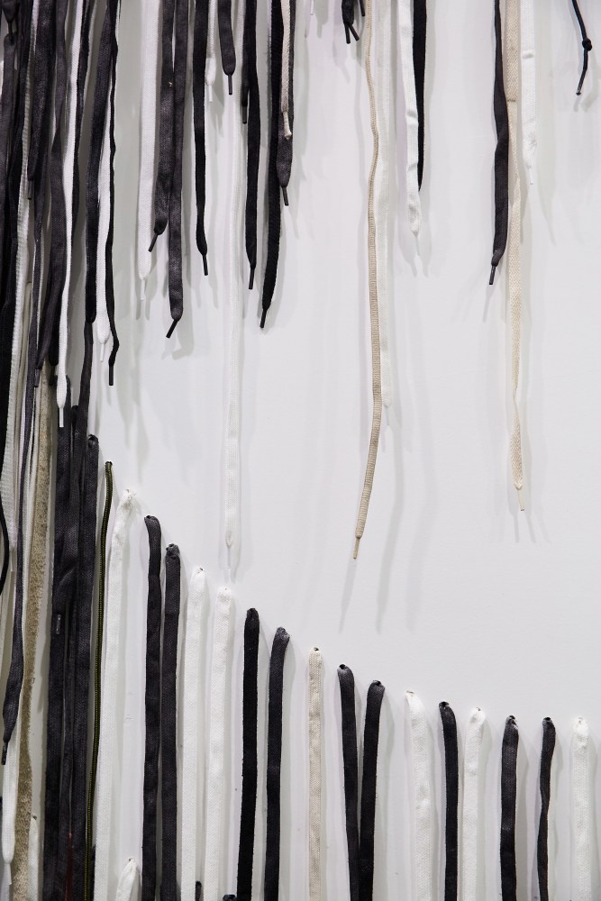NARI WARD

Knot Endings, 2010 (detail)

Shoelaces

126 x 78 inches

320 x 198.1 cm

Unique