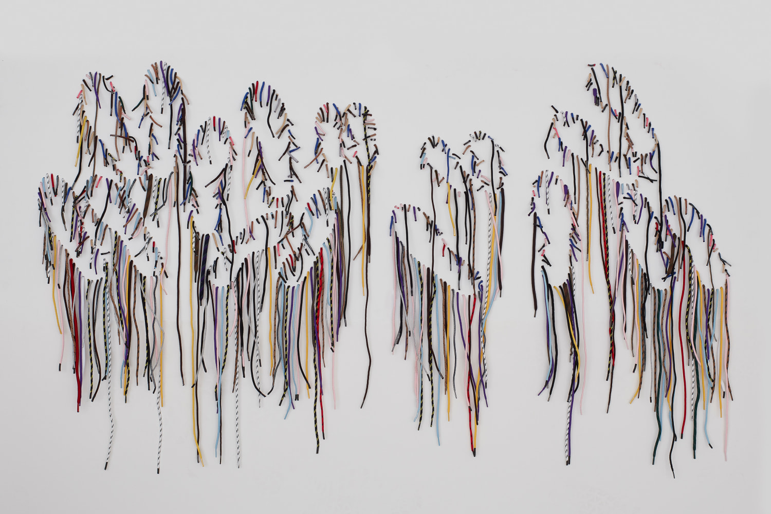 NARI WARD

Sole Revel, 2020

Shoelaces

39 x 65 x 1.5 inches

99.1 x 165.1 x 3.8 cm

Unique