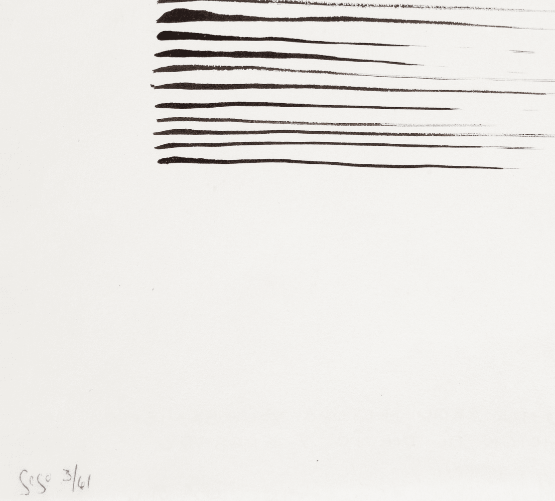 GEGO

Untitled, 1963

Ink on paper

31.60h x 28w cm

12 56/127h x 11 2/85w in

Unique