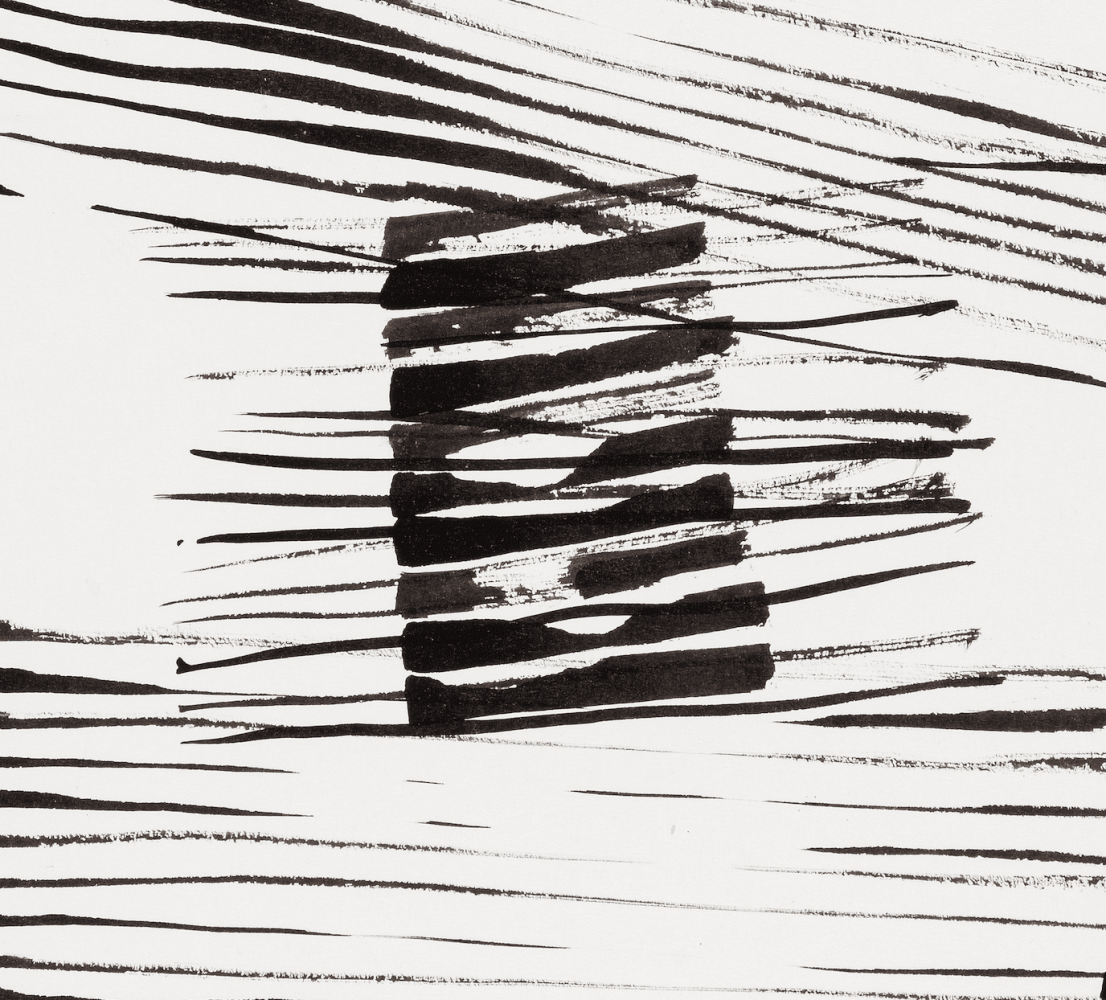 GEGO

Sin t&amp;iacute;tulo, 1961

Tinta sobre papel

44.10h x 30.50w cm

17 21/58h x 12 1/127w in

&amp;Uacute;nica