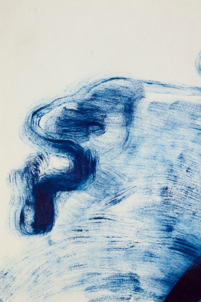 Salmo Suyo

Series: Disforia, 2019

Cyan pigment on paper

15.7 x 29.7 cm
6 1/4 x 11 3/4 in

Unique