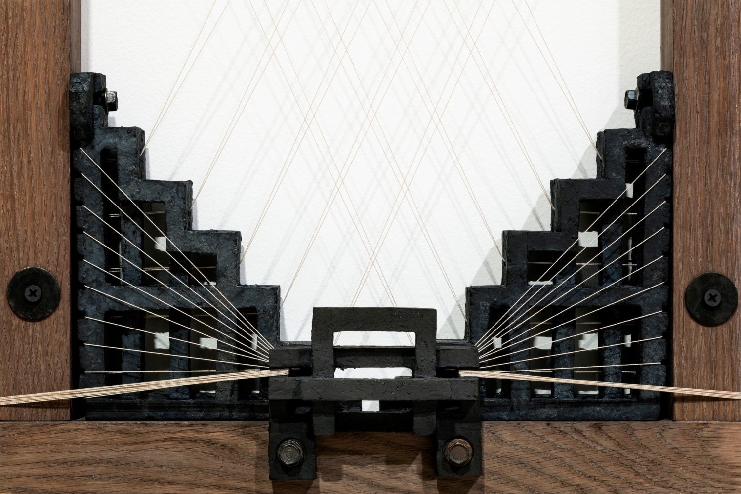 Vibe Overgaard

Threaded Square with Tower Fragment, 2023

Wood, unglazed ceramic, thread, metal bolts

40.6 x 35.6 x 5.1 cm
16 x 14 x 2 in

Unique