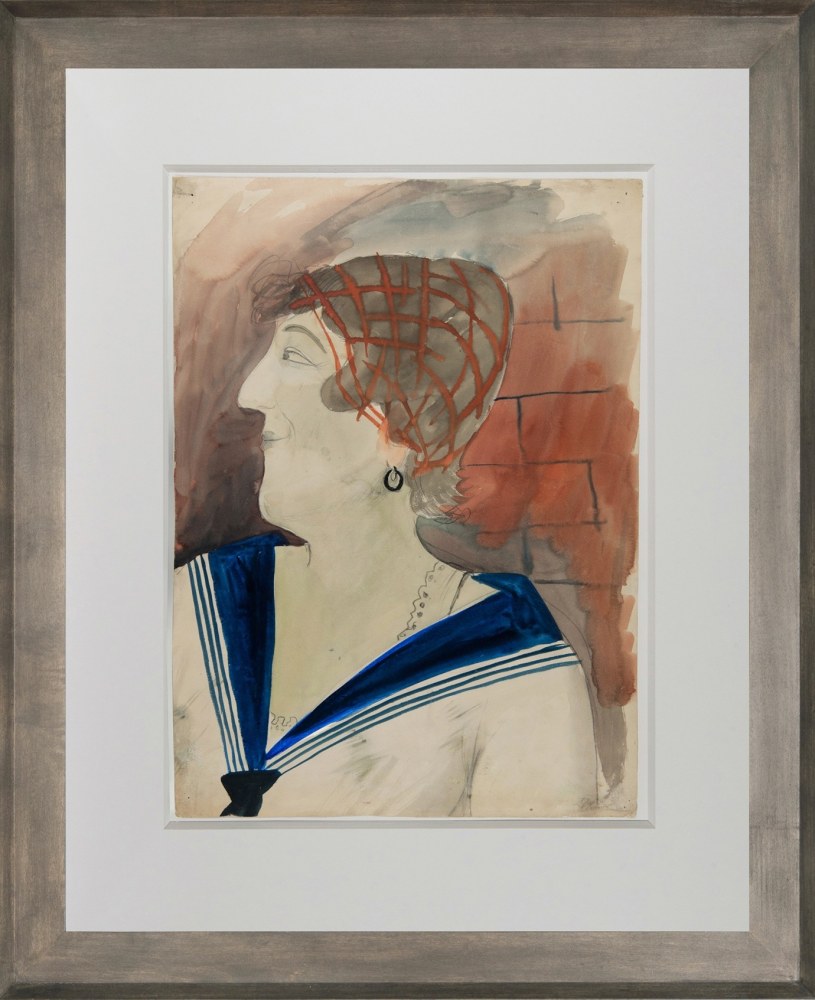 Otto Dix (1891&amp;ndash;1969)

(Portrait of Julia Feininger), 1922

Watercolor and pencil on paper

19 1/2 x 14 3/8 in. (49.5 x 36.5 cm)

Signed and dated lower right:&amp;nbsp;DIX 22